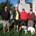 Bob Norrie, James Head, "Cous"Cousineau, Service dog Thai, Chris Ingersoll